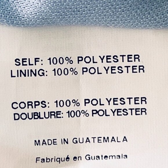 Lush Blue Yellow Floral Midi Dress Size Medium Flutter Sleeve Floral Tie Back - Picture 13 of 13